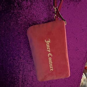 Juicy Couture Vibrant Pink Wristlet